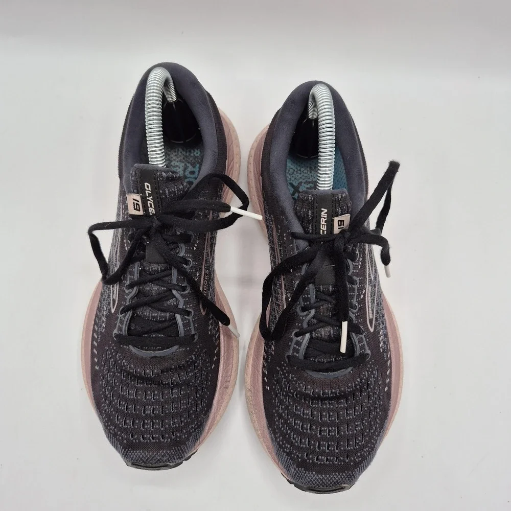 Brooks Shoes Womens Size 8.5 Black Glycerin 19 Running Sneakers 1203431B074